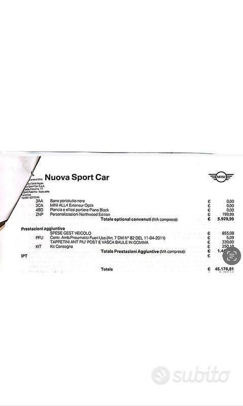 Nero Usata 2023 Mini Countryman SUV | 26.000 € (Ottimo prezzo) - Immagine 1/4