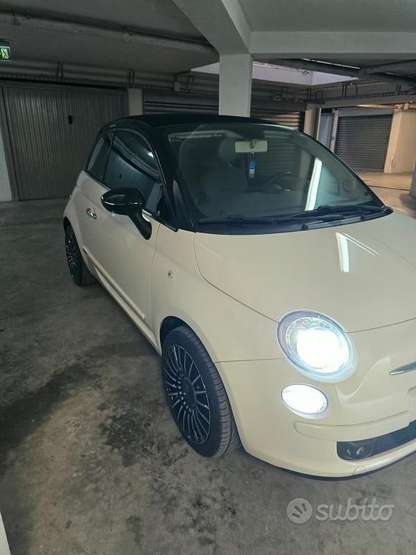 Usata Fiat 500 2012 Bianco Cabrio