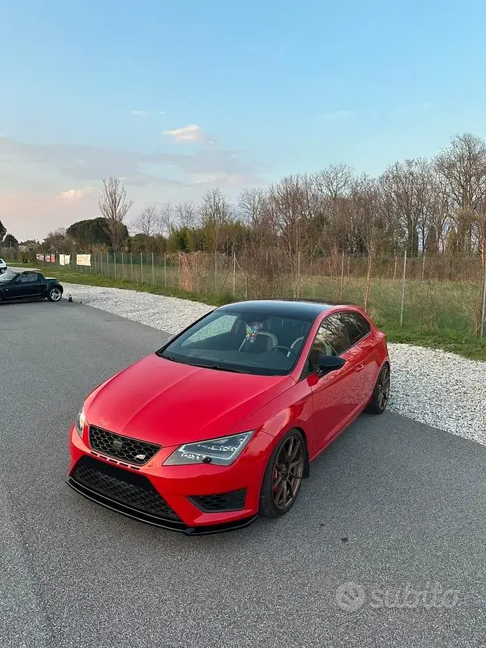Usata Seat Leon CUPRA 280 CV (205 kW) 2015 Rosso