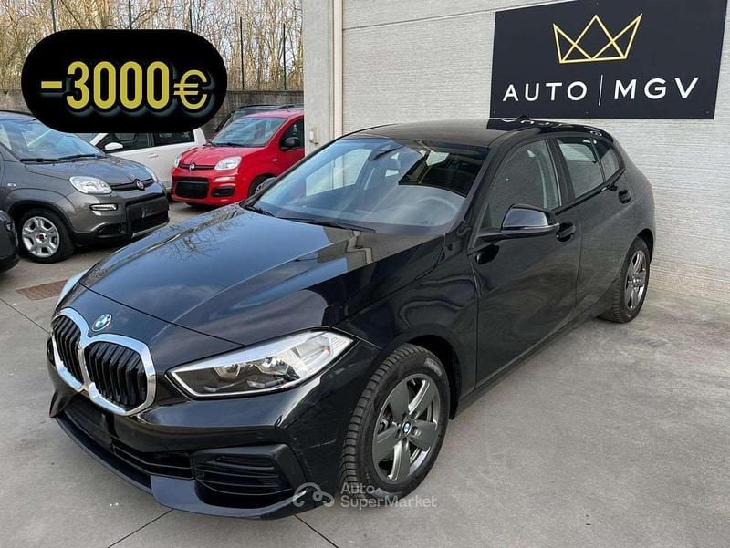 Usata BMW 118 Advantage 150 CV (110 kW) 2021 Nero Utilitaria