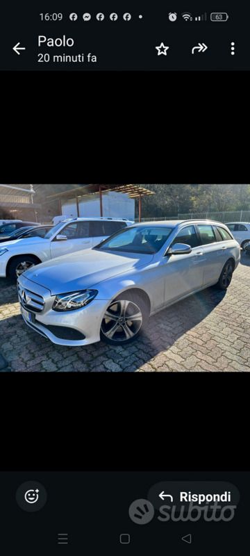 Grigio Usata 2018 Mercedes E350 Station wagon | 19.500 € (Buon prezzo) - Immagine 1/4