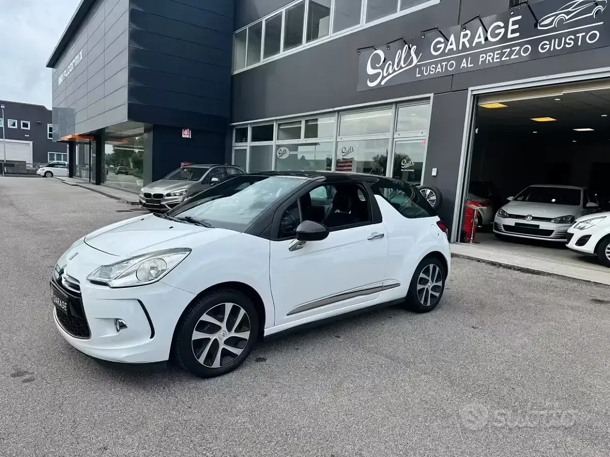 Usata DS Automobiles DS3 82 CV (60 kW) 2014 Bianco Coupé