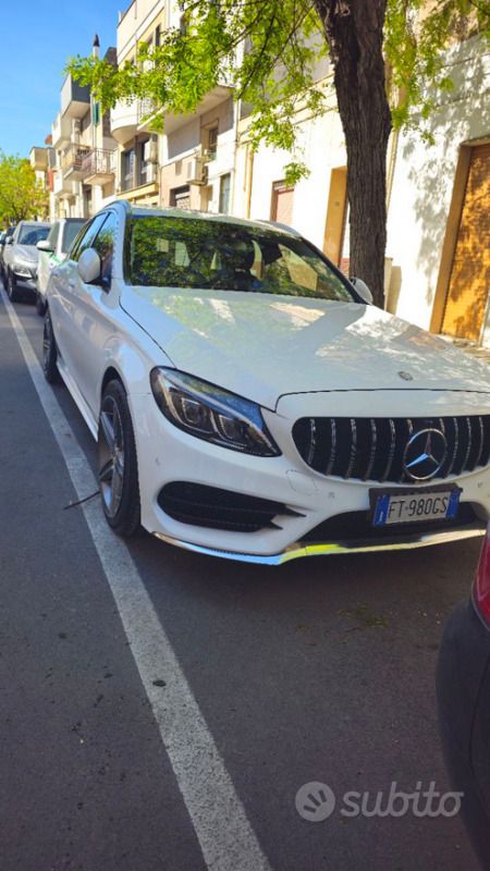 Usata Mercedes C220 Premium 170 CV (125 kW) 2014 Bianco Station wagon