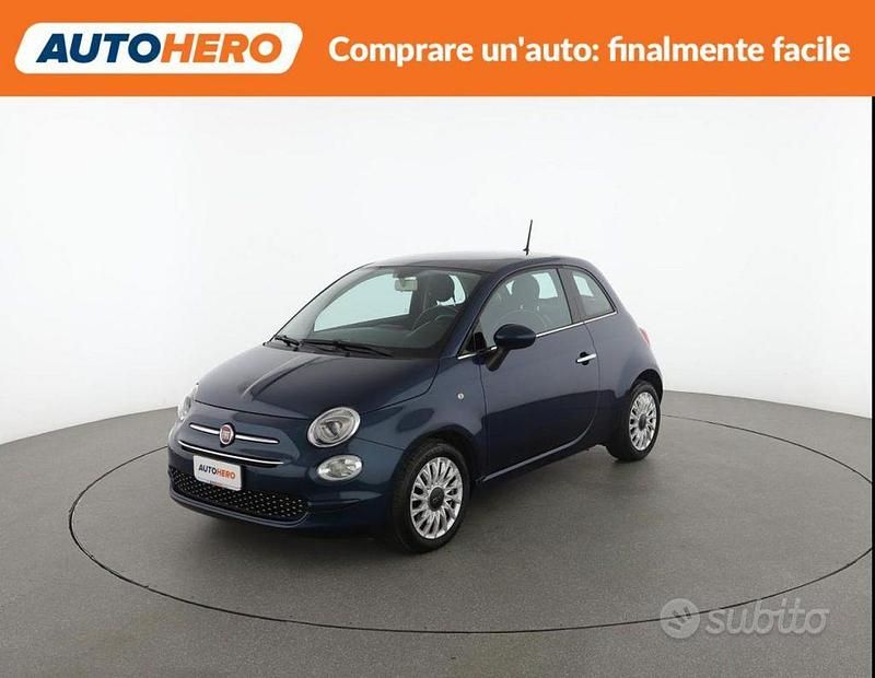 Usata Fiat 500 Lounge 69 CV (50 kW) 2019 Blu Utilitaria