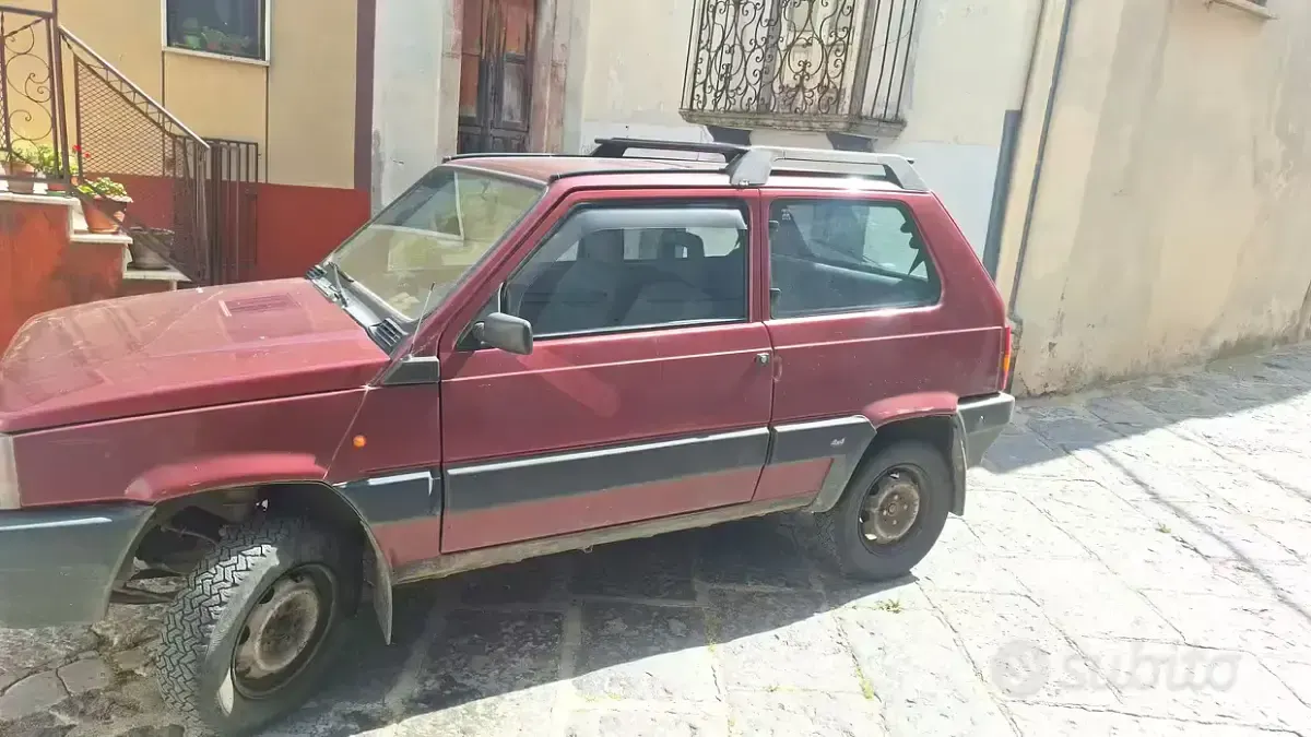 Usata Fiat Panda 4x4 1994 Rosso Utilitaria