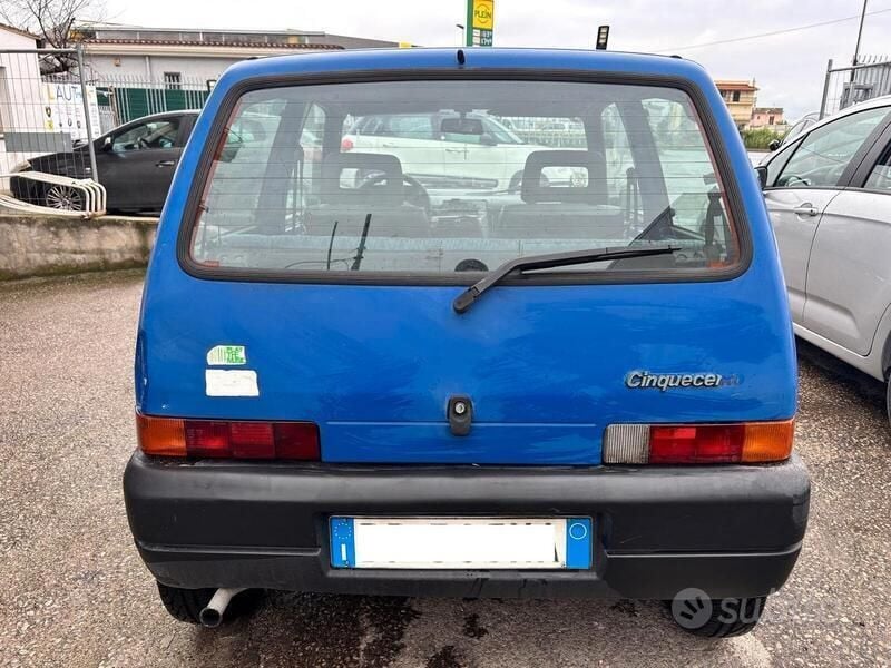 Usata Fiat Cinquecento 61 CV (44 kW) 1997 Blu Utilitaria