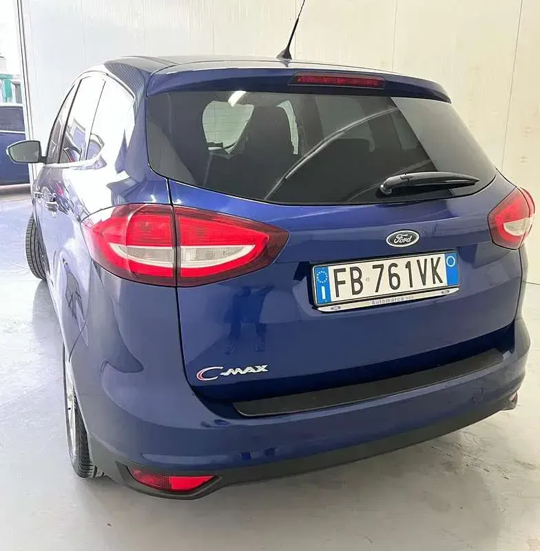 Usata Ford C-MAX Titanium S 120 CV (88 kW) 2015 Blu/azzurro Monovolume