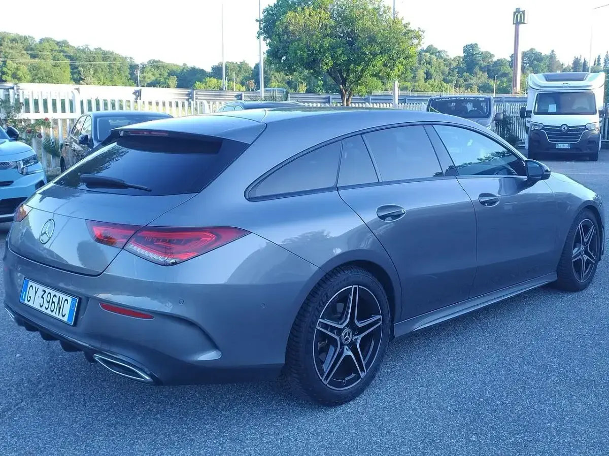 Usata Mercedes CLA200 Shooting Brake AMG line 150 CV (110 kW) 2021 Grigio Station wagon