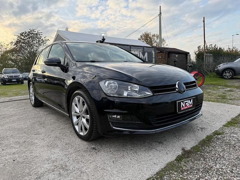 Usata VW Golf VII Highline 123 CV (90 kW) 2013 Nero Berlina