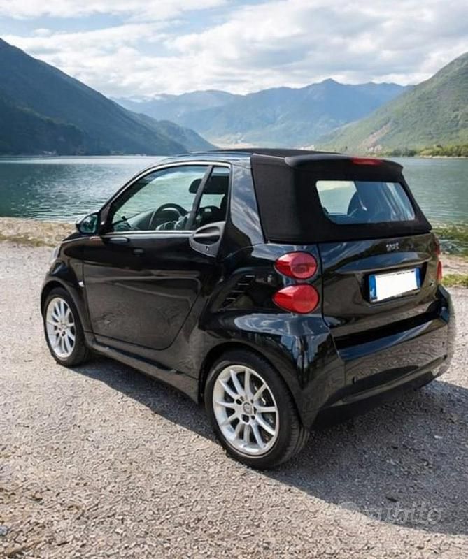 Usata Smart ForTwo Cabrio Passion 54 CV (39 kW) 2011 Nero Cabrio