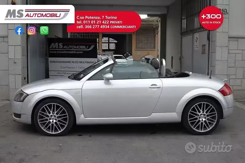 Usata Audi TT Roadster S-Line 180 CV (132 kW) 2000 Grigio Cabrio