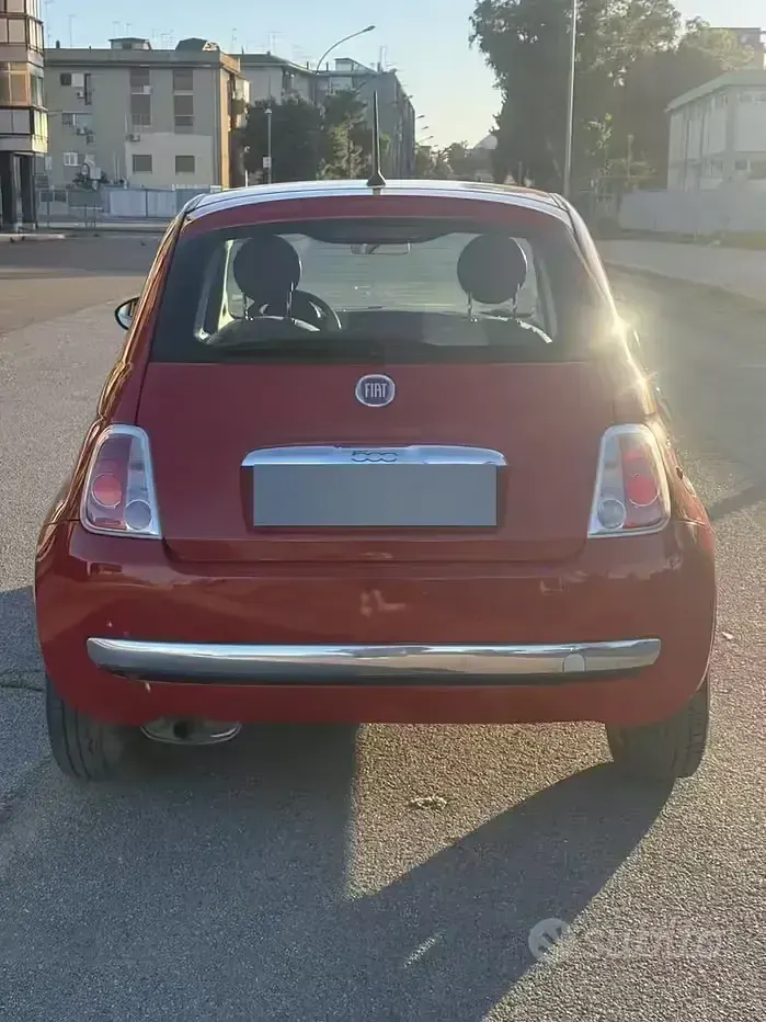 Usata Fiat 500 69 CV (50 kW) 2015 Rosso Berlina