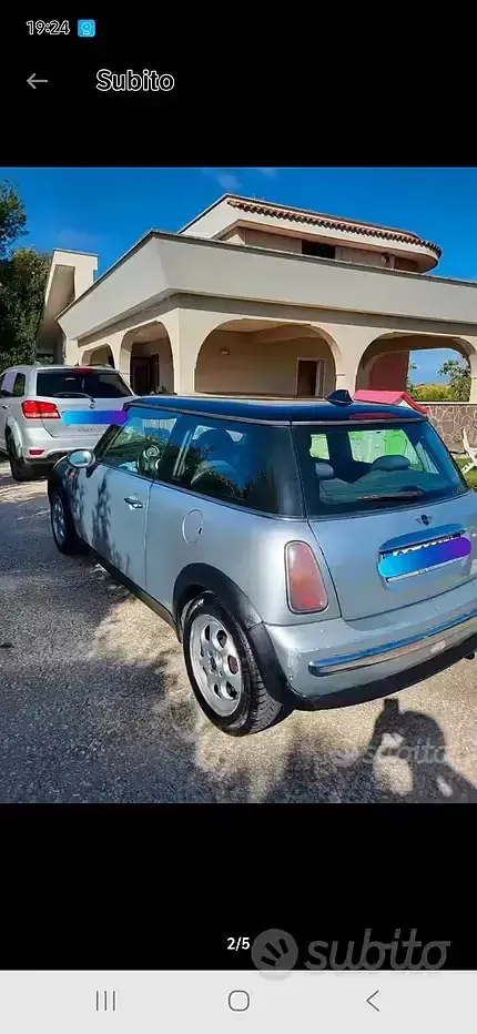 Usata Mini Cooper 116 CV (85 kW) 2003 Grigio Utilitaria