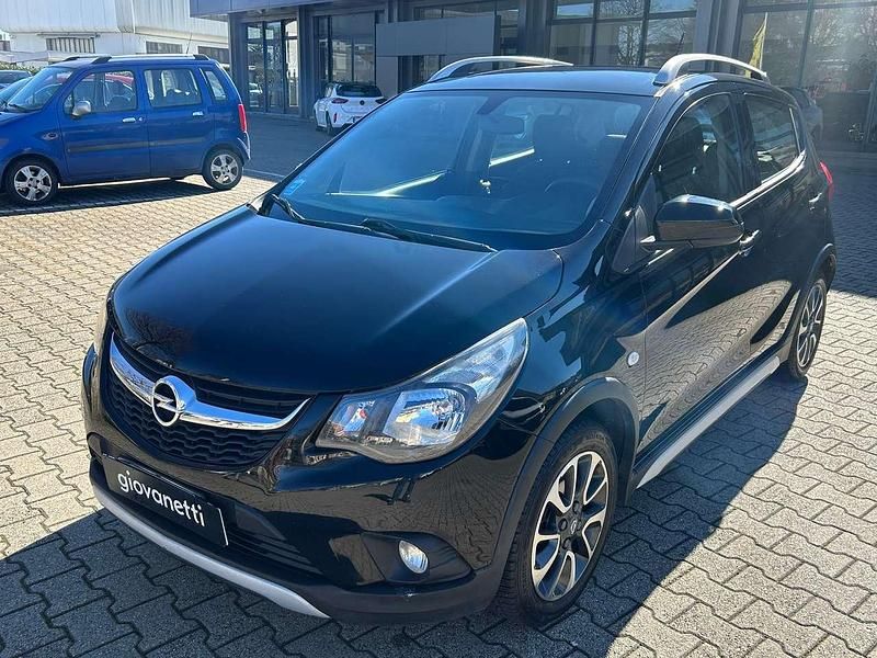 Usata Opel Karl Rocks 73 CV (53 kW) 2019 Nero Utilitaria