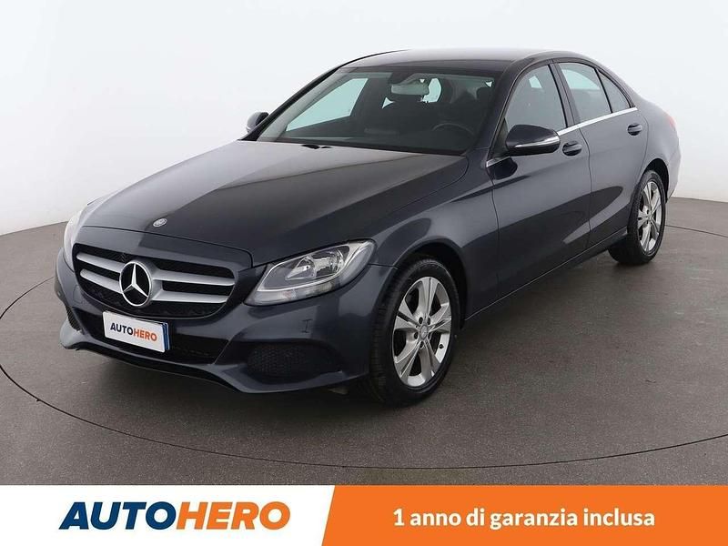 Grigio Usata 2015 Mercedes C180 Executive Tre volumi | 16.499 € (Buon prezzo) - Immagine 1/3