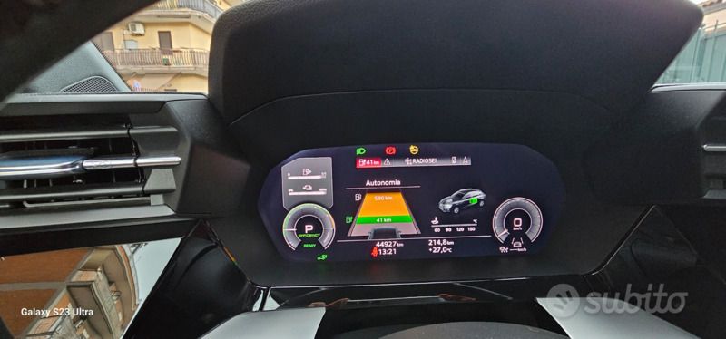 Usata Audi A3 e-tron Ambiente 245 CV (180 kW) 2021 Nero Utilitaria