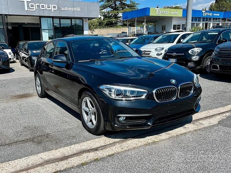 Usata BMW 118 Sport Line 150 CV (110 kW) 2015 Nero Utilitaria