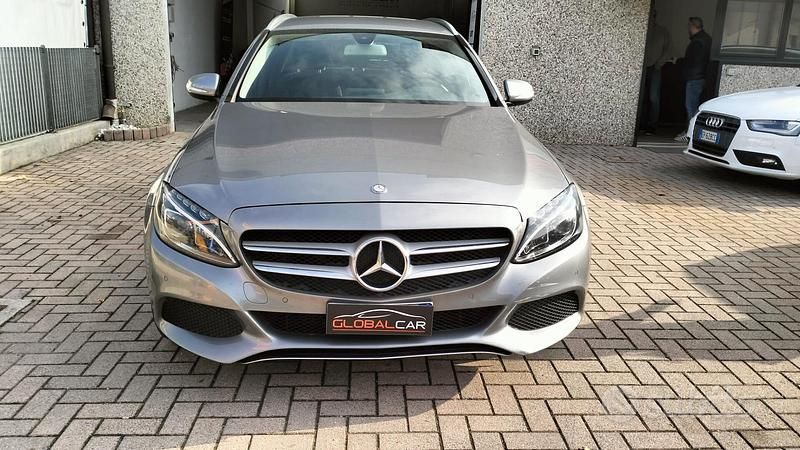 Usata Mercedes C200 Premium 136 CV (100 kW) 2015 Grigio Station wagon