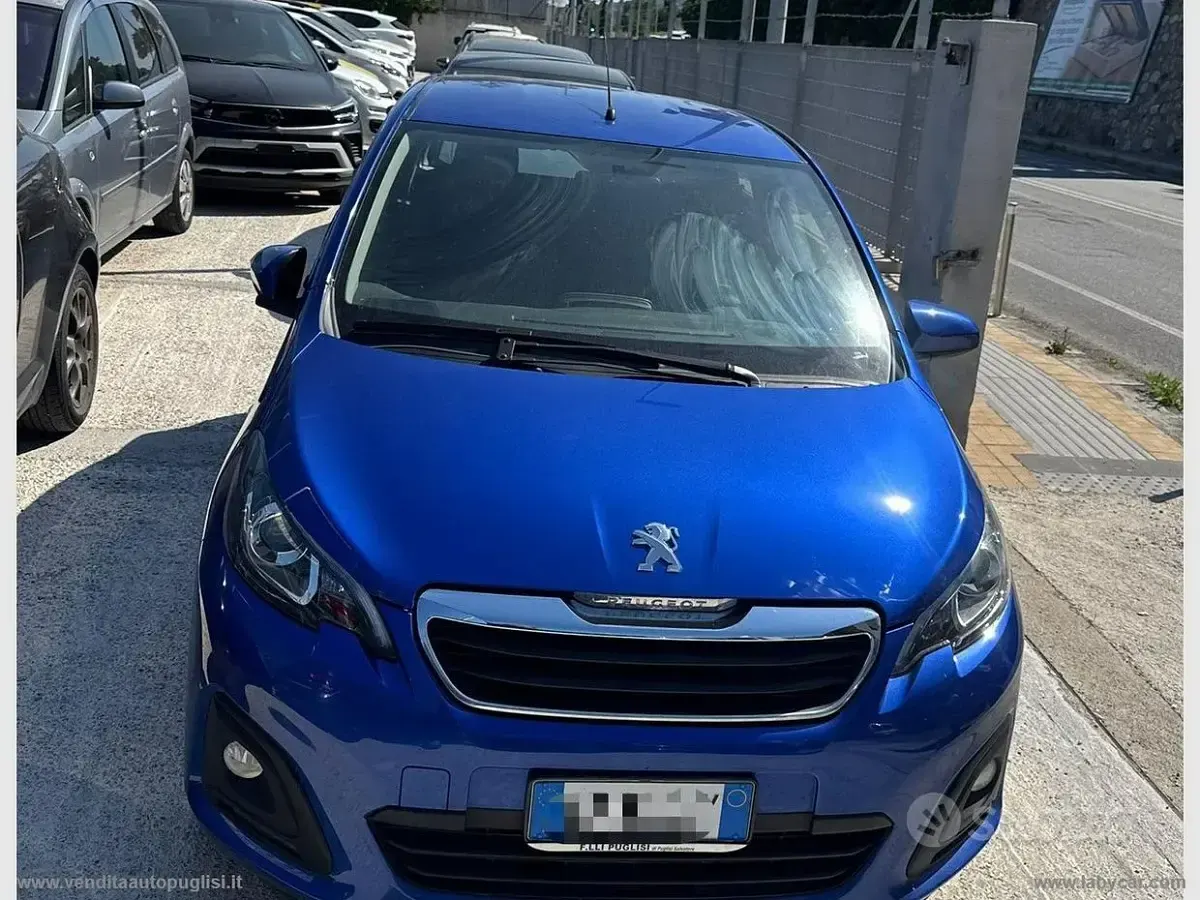 Usata Peugeot 108 Collection 72 CV (52 kW) 2021 Blu Berlina
