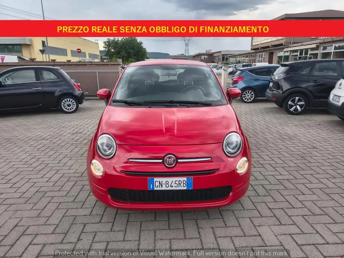 Usata Fiat 500 69 CV (50 kW) 2022 Rosso Berlina