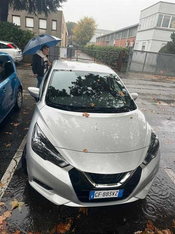 Grigio Usata 2021 Nissan Micra Acenta Tre volumi | 11.500 € (Buon prezzo) - Immagine 1/4