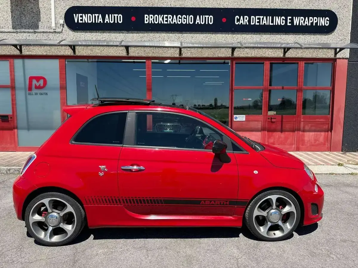 Usata Abarth 595 140 CV (102 kW) 2016 Rosso Utilitaria