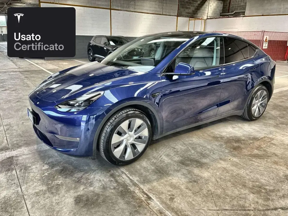 Usata Tesla Model Y Long Range AWD 258 kW (351 CV) 2022 Deep blue metallic SUV