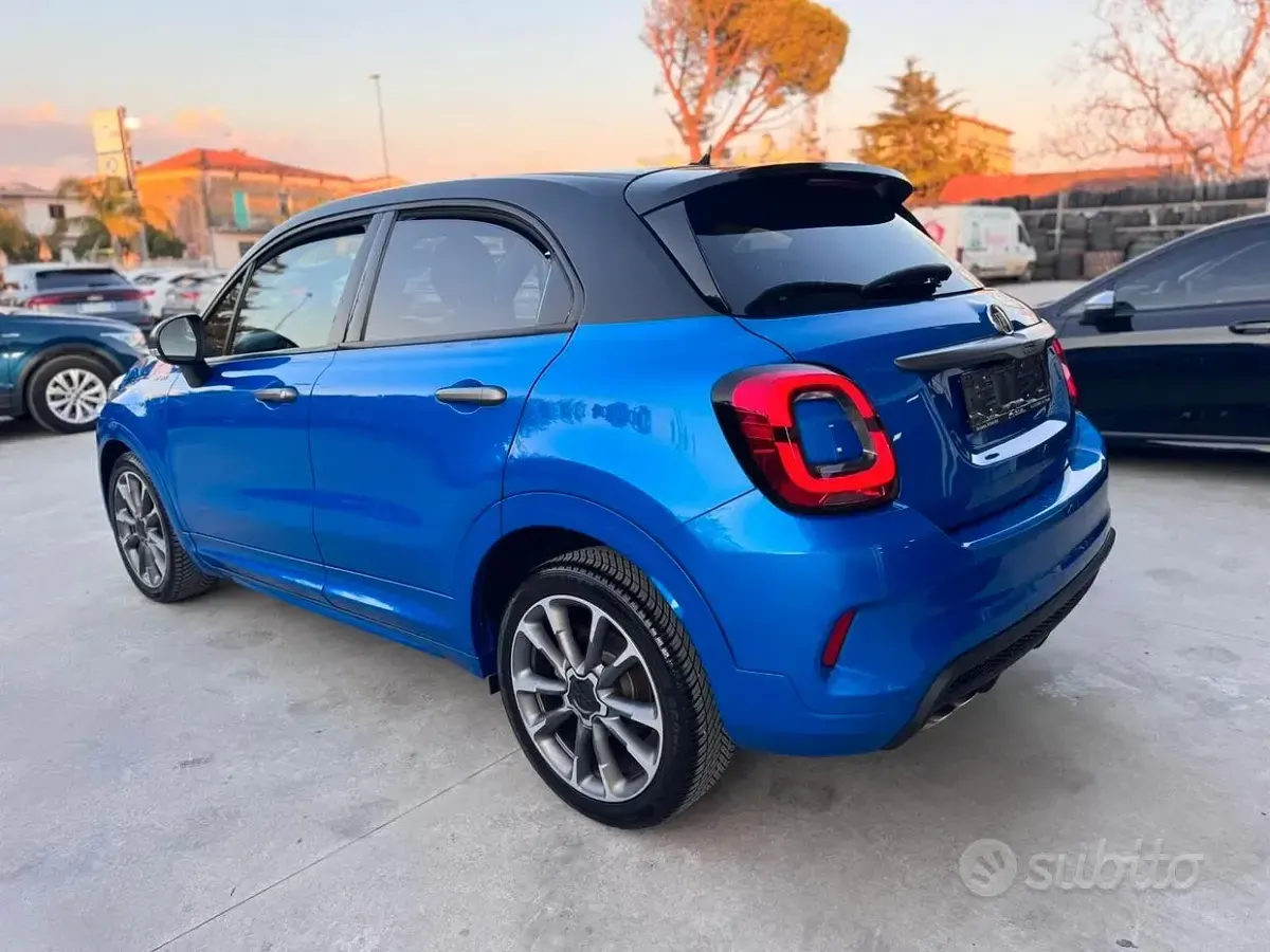 Usata Fiat 500X Sport 130 CV (95 kW) 2021 Blu SUV
