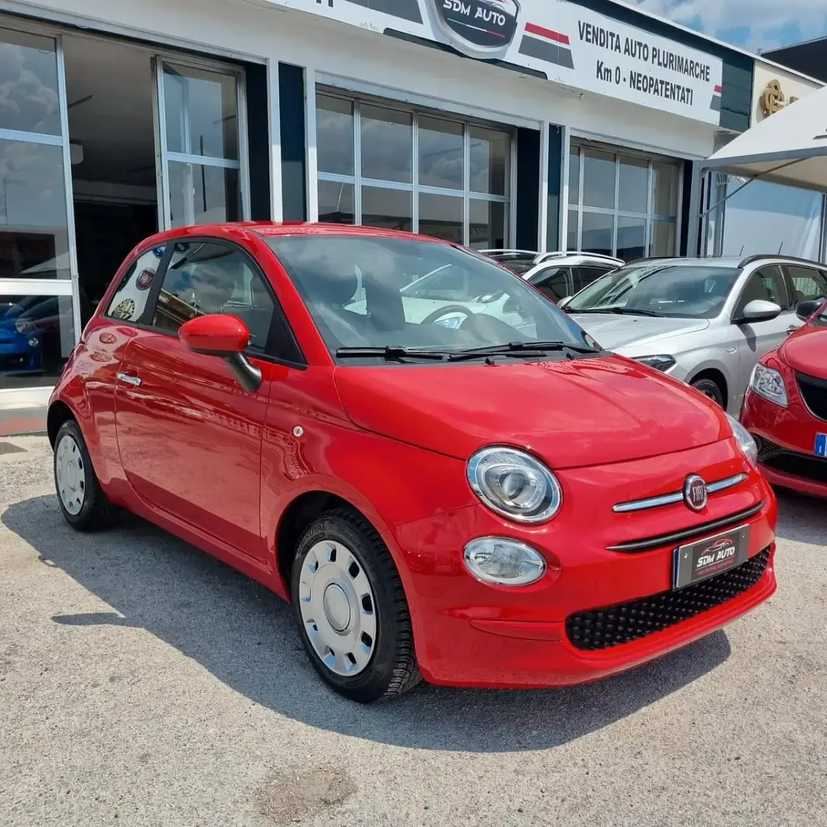 Usata Fiat 500 Lounge 69 CV (50 kW) 2021 Rosso Berlina