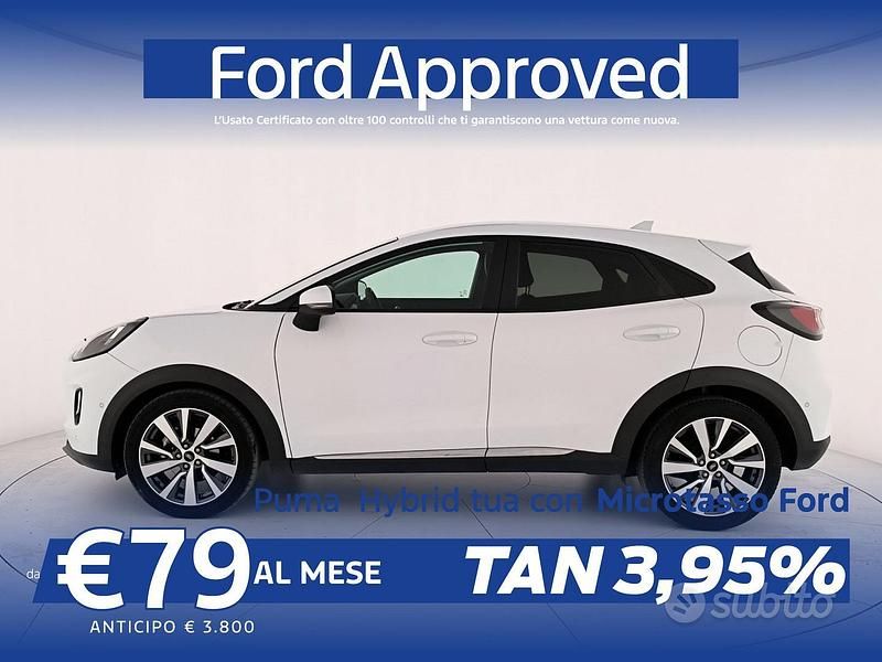 Usata Ford Puma Titanium X 125 CV (91 kW) 2022 Bianco frozen SUV