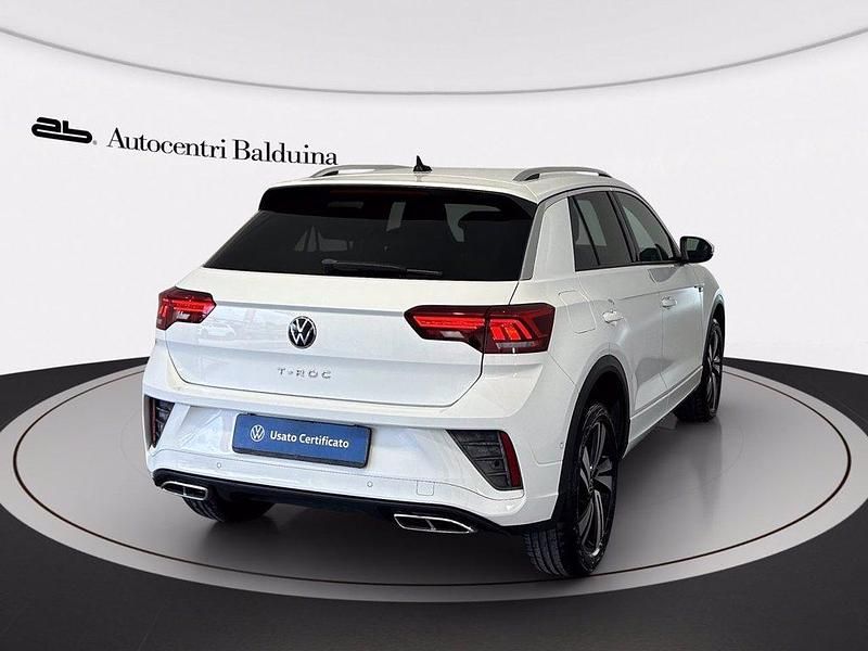 Usata VW T-Roc R-line 150 CV (110 kW) 2022 Bianco SUV