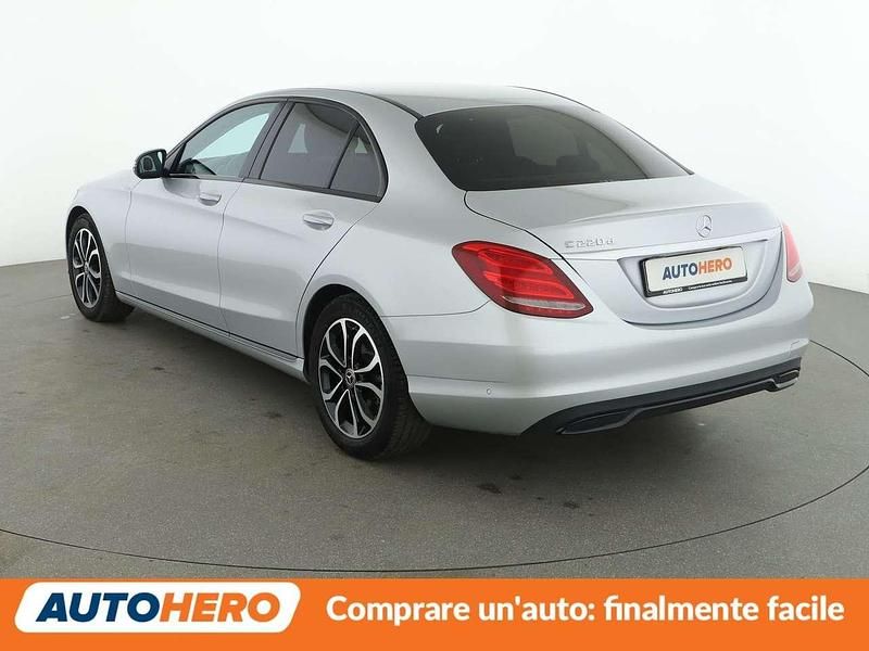 Usata Mercedes C220 170 CV (125 kW) 2018 Argento Berlina