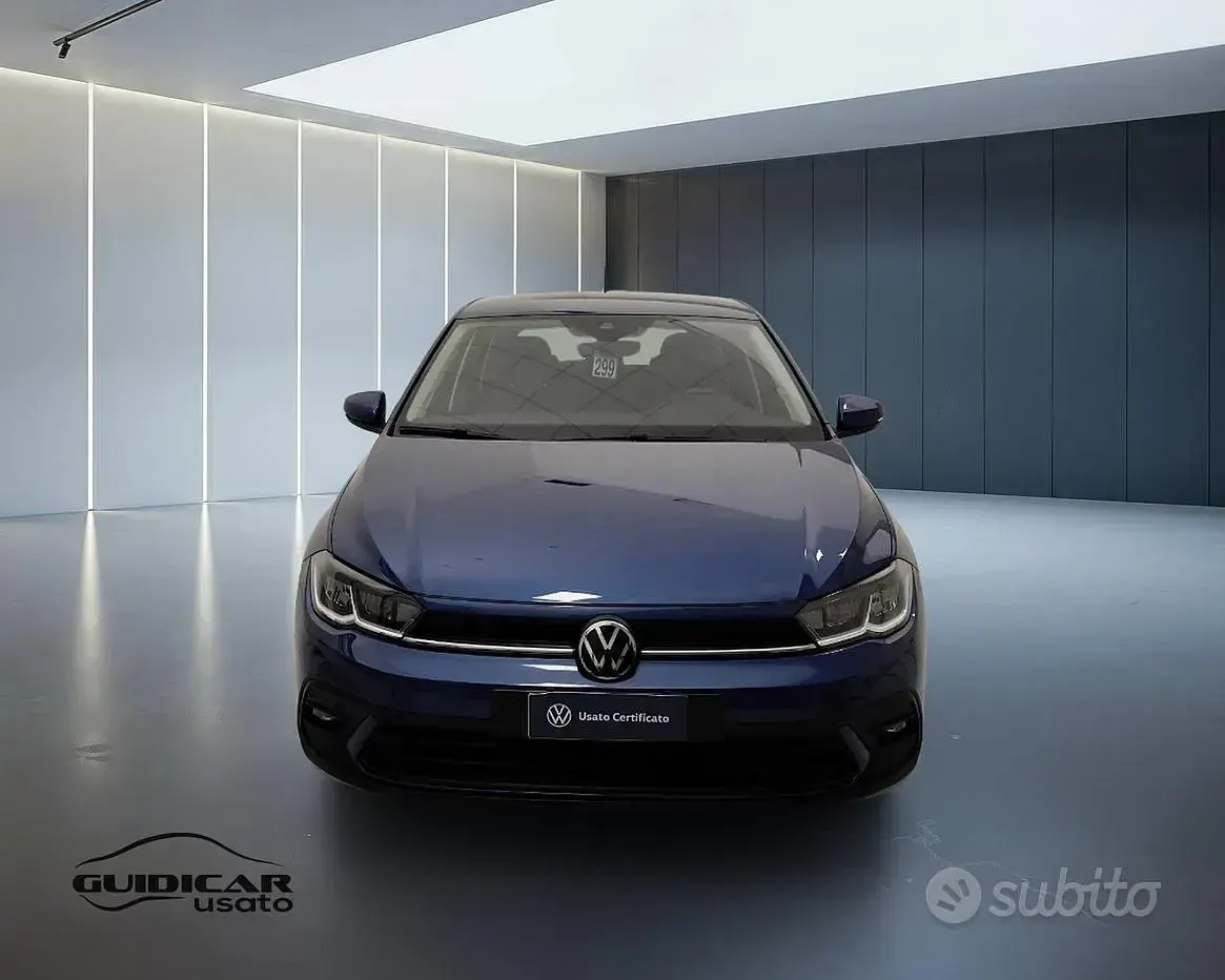 Usata VW Polo Life 95 CV (69 kW) 2025 Blu Utilitaria