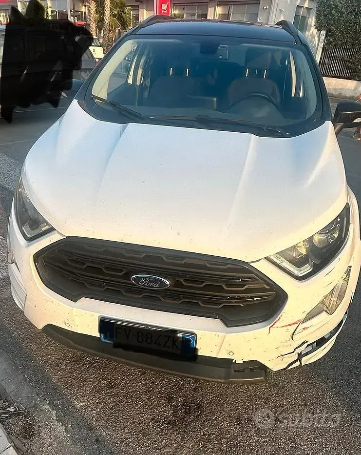 Usata Ford Ecosport ST-Line 99 CV (72 kW) 2019 Bianco SUV