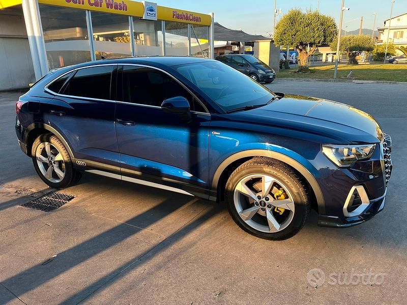 Usata Audi Q3 Sportback S-Line 150 CV (110 kW) 2021 Blu SUV