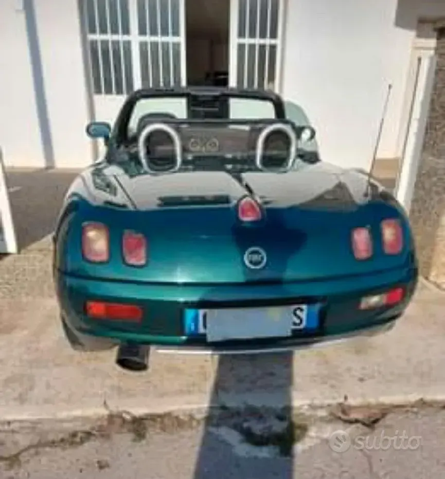 Usata Fiat Barchetta 131 CV (96 kW) 2004 Verde Cabrio