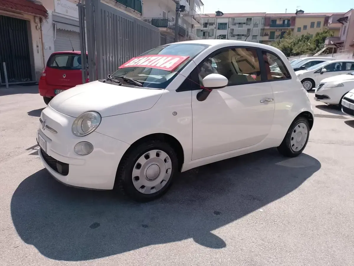 Usata Fiat 500 69 CV (50 kW) 2009 Bianco Cabrio