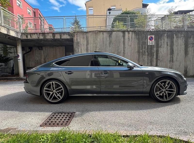 Usata Audi A7 S-Line 272 CV (200 kW) 2015 Grigio Utilitaria