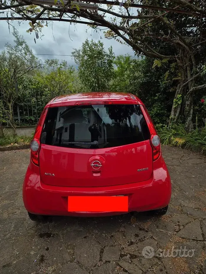 Usata Opel Agila 2009 Rosso Utilitaria
