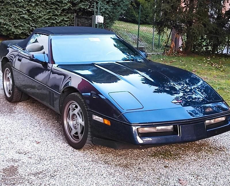 Usata Corvette C4 1990 Blu Cabrio