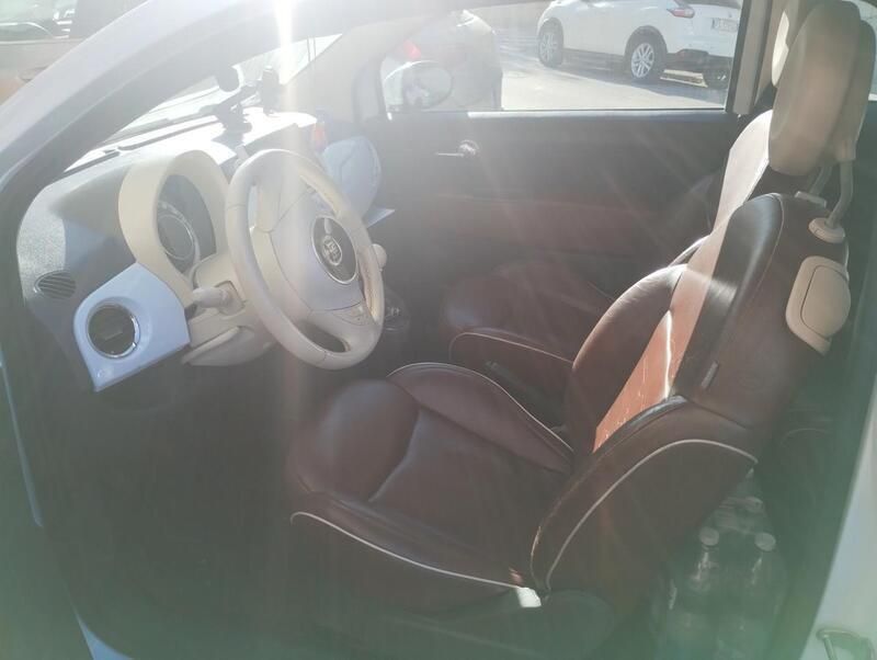Usata Fiat 500C Lounge 100 CV (73 kW) 2010 Bianco Cabrio