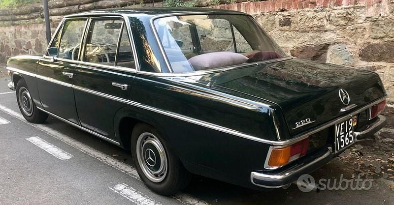 Usata Mercedes 220 1970 Verde Berlina