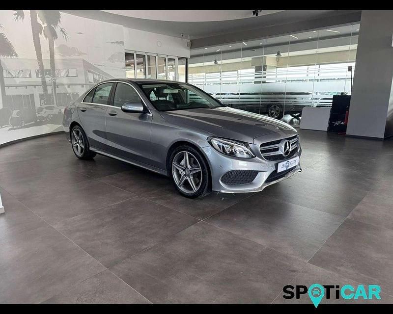 Usata Mercedes C200 Premium 136 CV (100 kW) 2016 Grigio Berlina