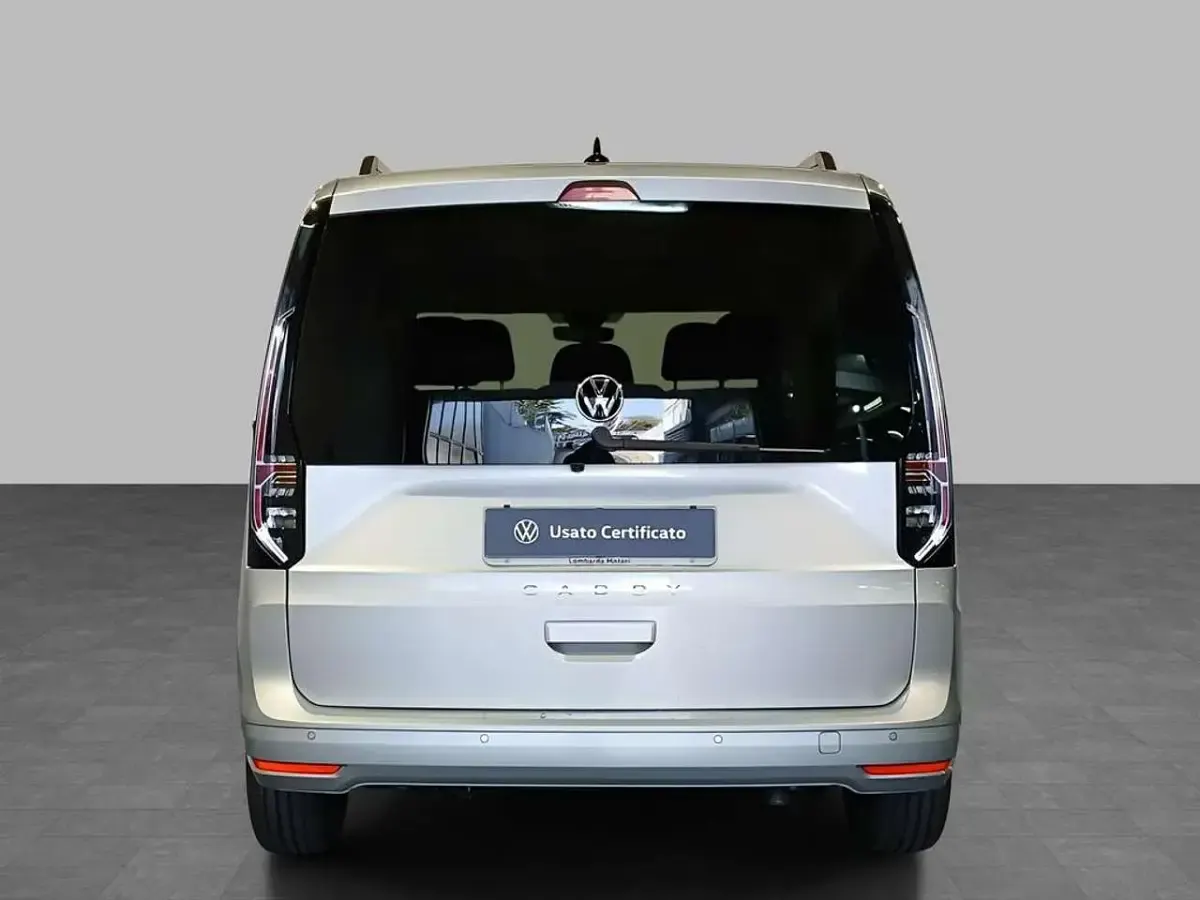 Nuova VW Caddy 102 CV (75 kW) 2025 Argento reflex metallizzato Monovolume