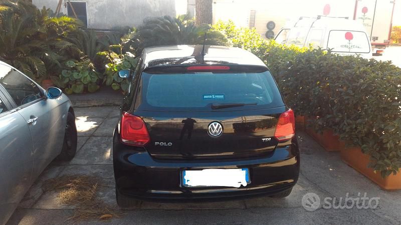 Usata VW Polo 75 CV (55 kW) 2011 Nero Utilitaria