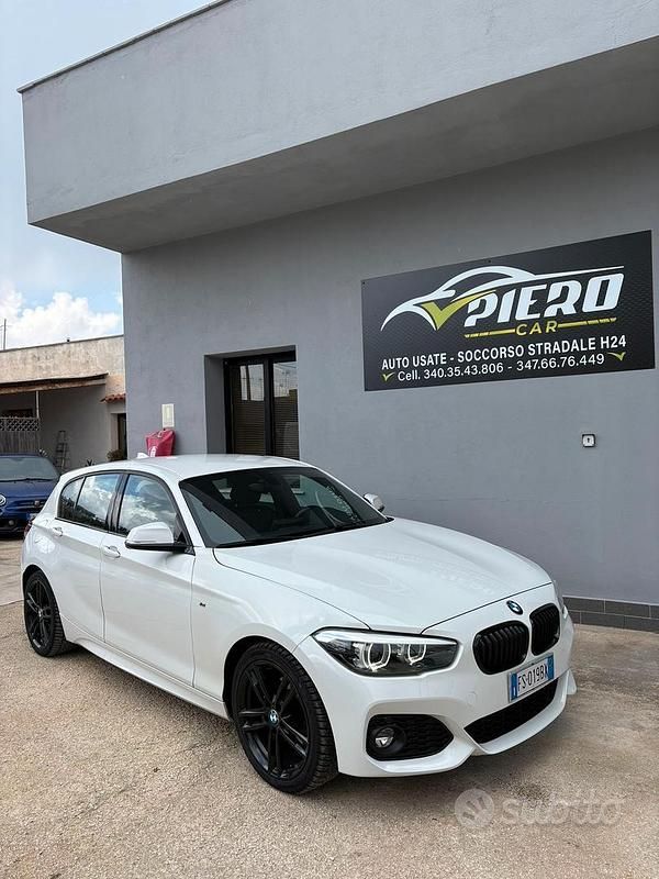 Usata BMW 120 Shadowline 190 CV (139 kW) 2018 Bianco Utilitaria