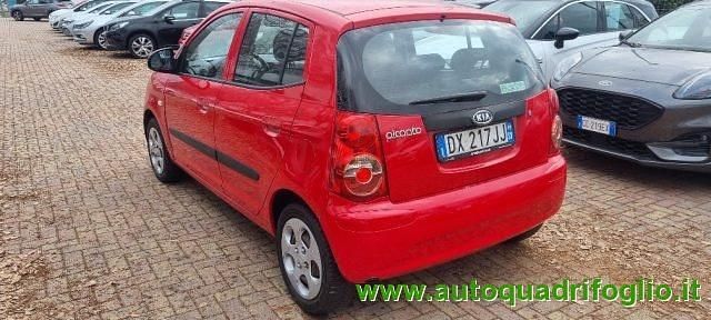 Usata Kia Picanto 65 CV (47 kW) 2009 Rosso Utilitaria