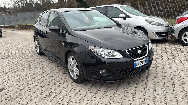 Brugt Seat Ibiza 86 HK (63 kW) 2008 Sort Sedan