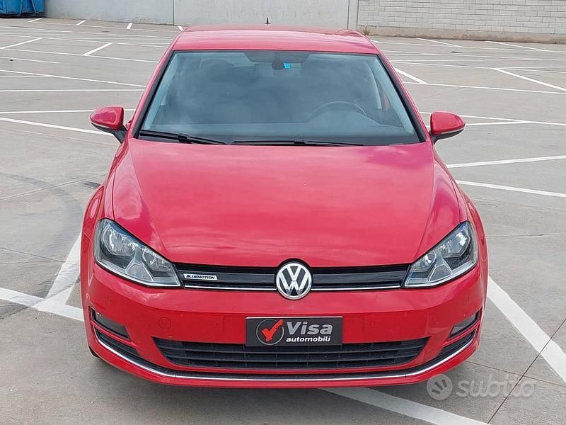 Usata VW Golf VII 110 CV (80 kW) 2018 Rosso Berlina
