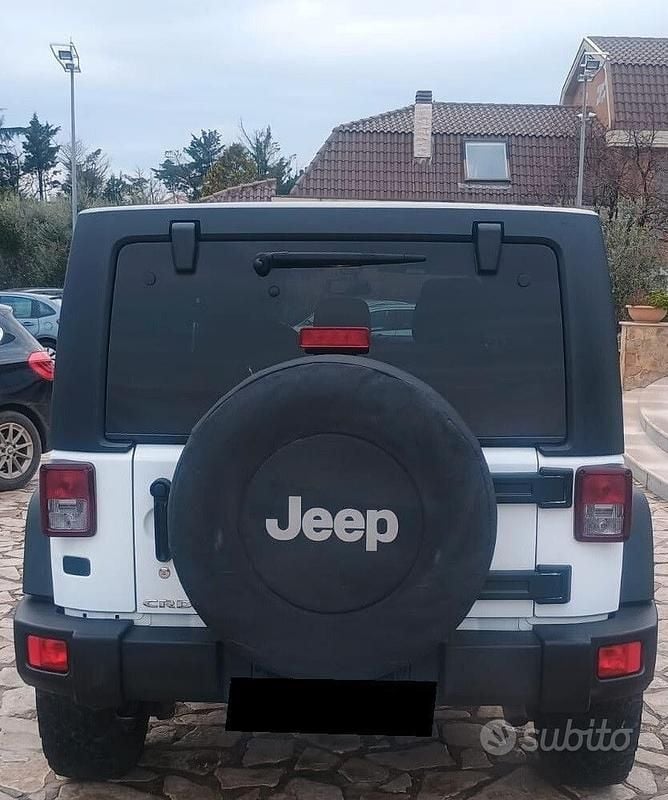 Usata Jeep Wrangler Unlimited Rubicon 200 CV (147 kW) 2016 Bianco SUV